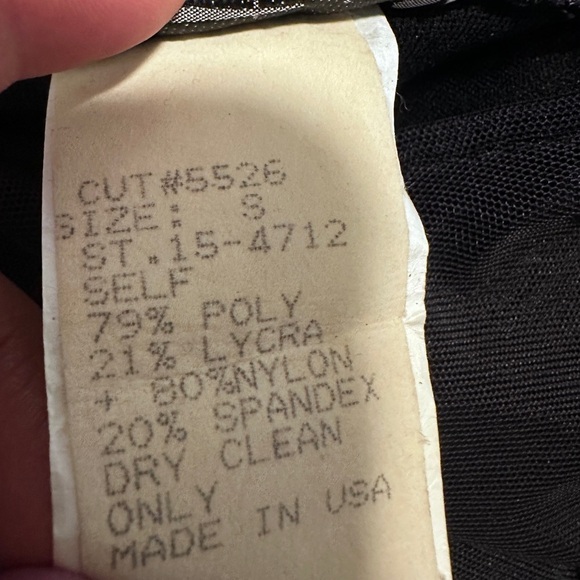 Tadashi Vintage 80’s Party Glam Women’s Small Black Sequin Mesh Dress - Picture 12 of 15